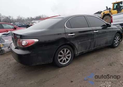 2004 Lexus Es 330 from USA, damaged, VIN JTHBA30G945040041